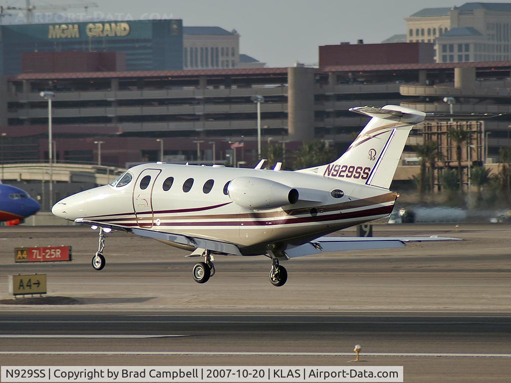 N929SS, 2001 Beech 390 Premier 1 C/N RB-15, TS Aviation - Paradise Valley, Arizona / Raytheon Aircraft Company 390