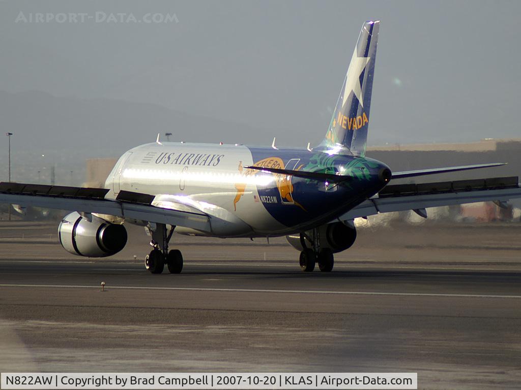N822AW, 2000 Airbus A319-132 C/N 1410, US Airways - 'Nevada' / 2000 Airbus Industrie A319-132