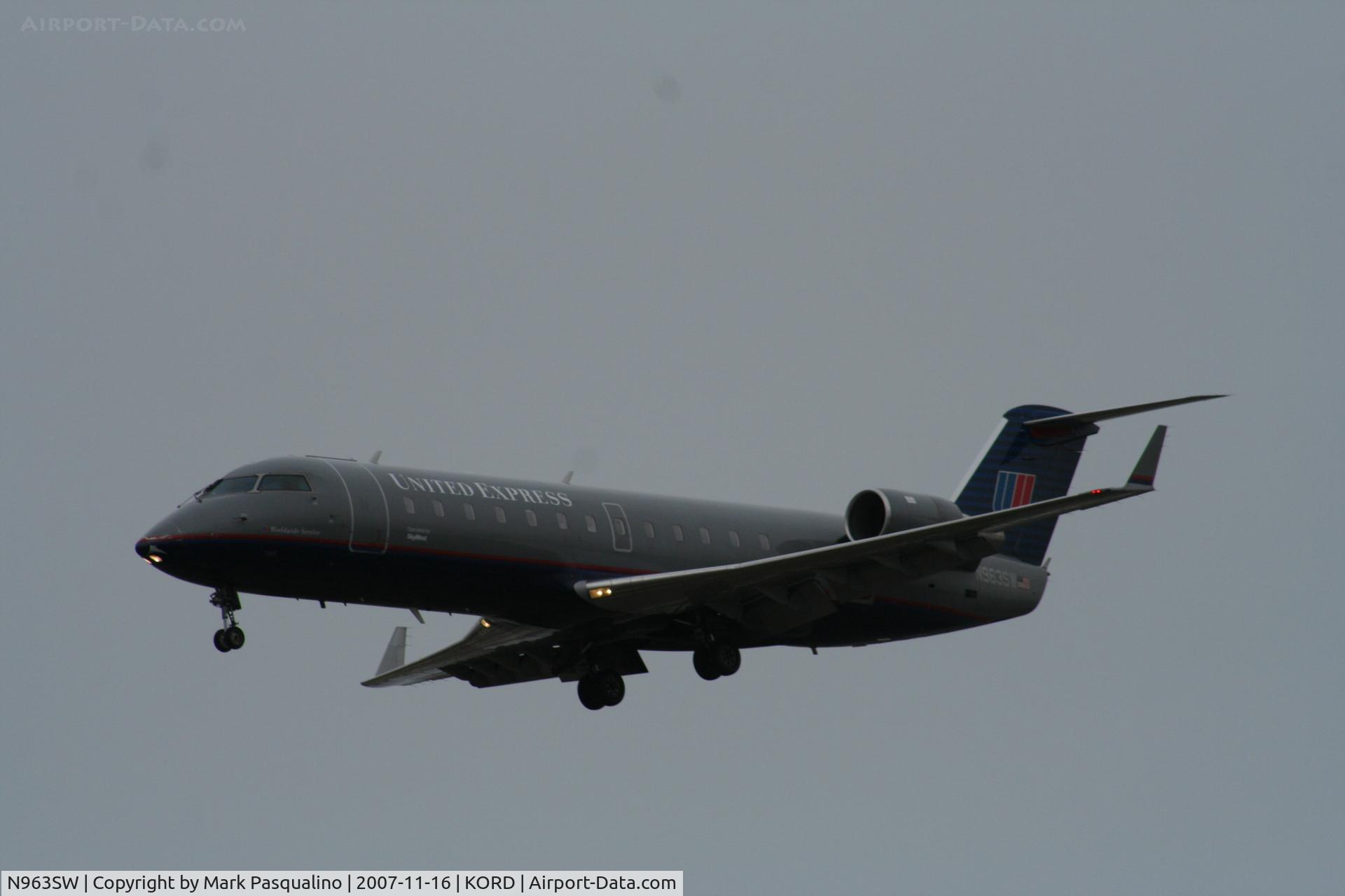 N963SW, 2003 Bombardier CRJ-200LR (CL-600-2B19) C/N 7865, CL-600-2B19