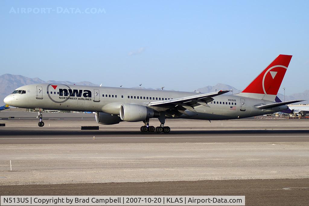 N513US, 1985 Boeing 757-251 C/N 23201, Northwest Airlines / 1985 Boeing 757-251