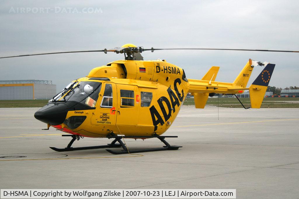 D-HSMA, 1986 Eurocopter-Kawasaki BK-117A-4 C/N 7073, Based at LEJ
