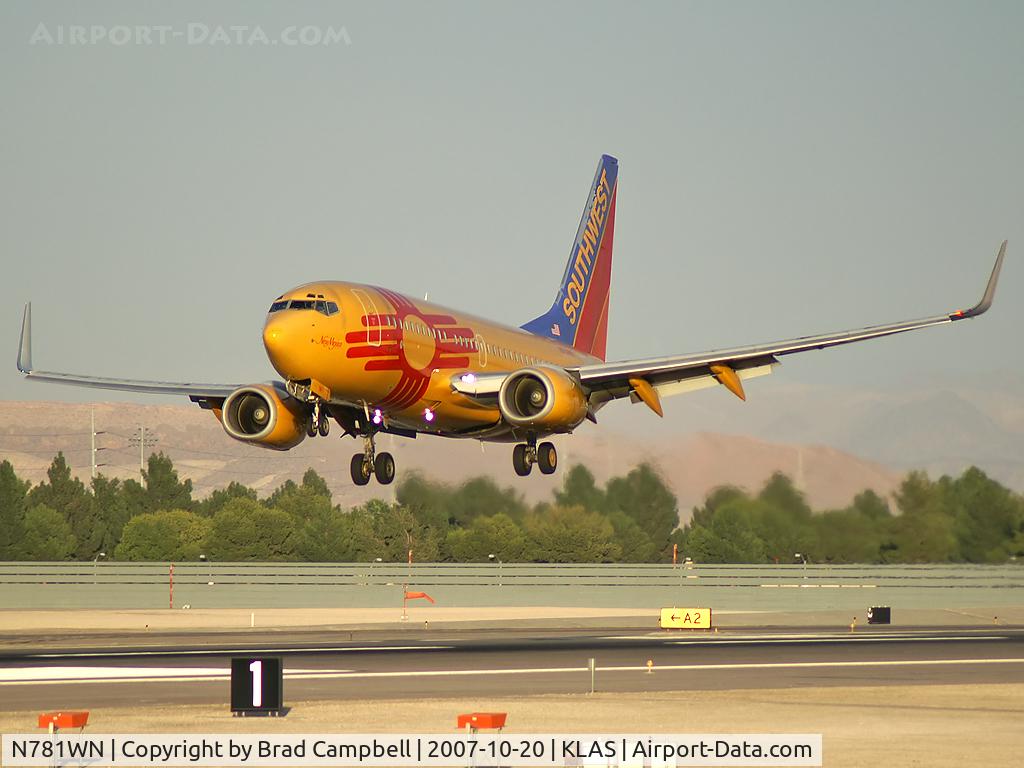 N781WN, 2000 Boeing 737-7H4 C/N 30601, Southwest Airlines - 'New Mexico' / 2000 Boeing 737-7H4