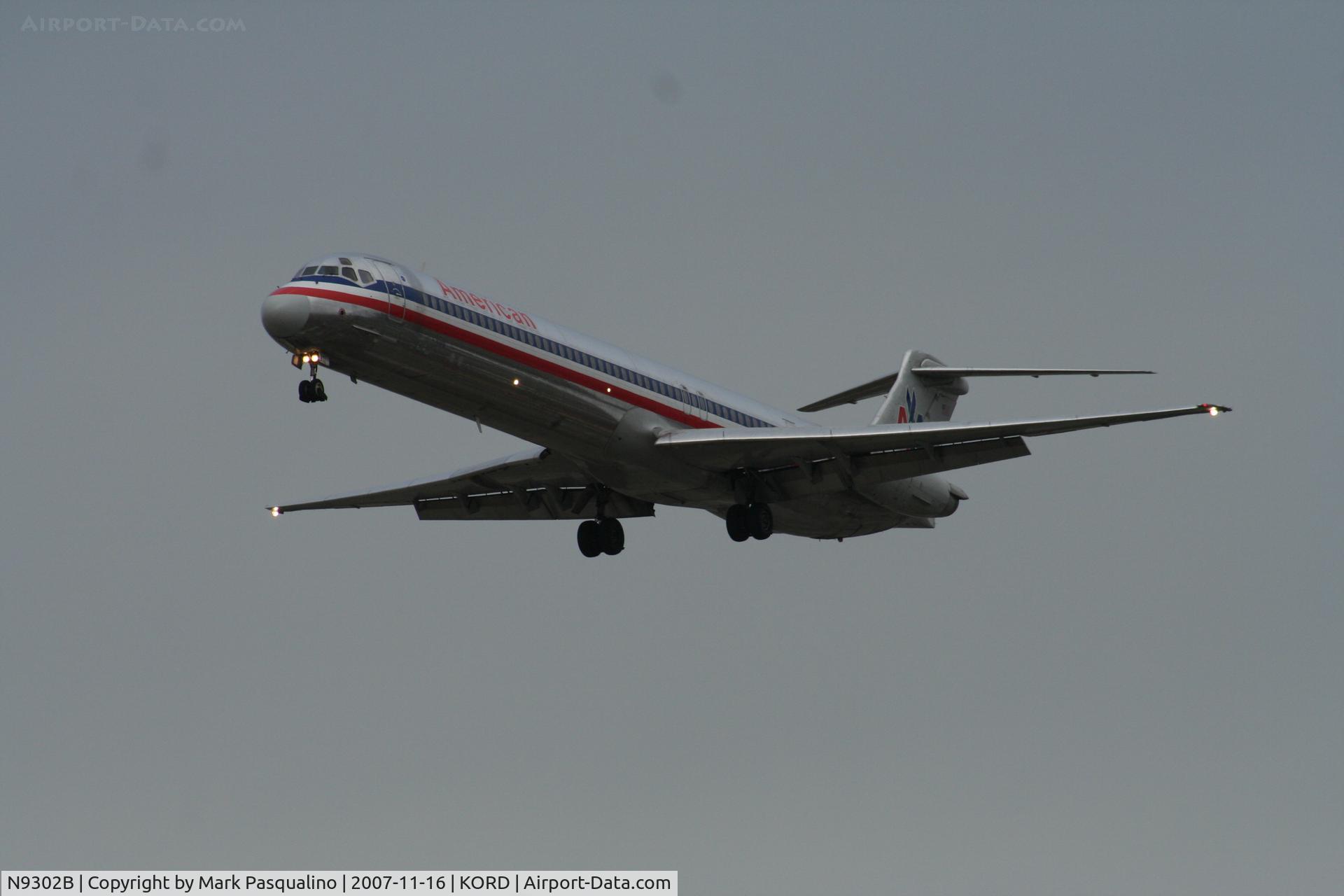 N9302B, 1987 McDonnell Douglas MD-83 (DC-9-83) C/N 49528, MD-83