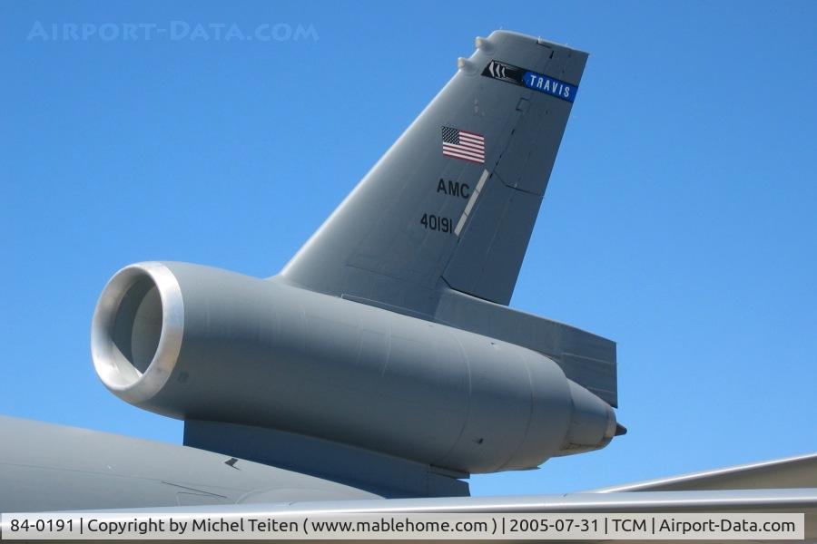 84-0191, 1984 McDonnell Douglas KC-10A Extender C/N 48230, from 60th Air Mobility Wing ( Travis AFB )