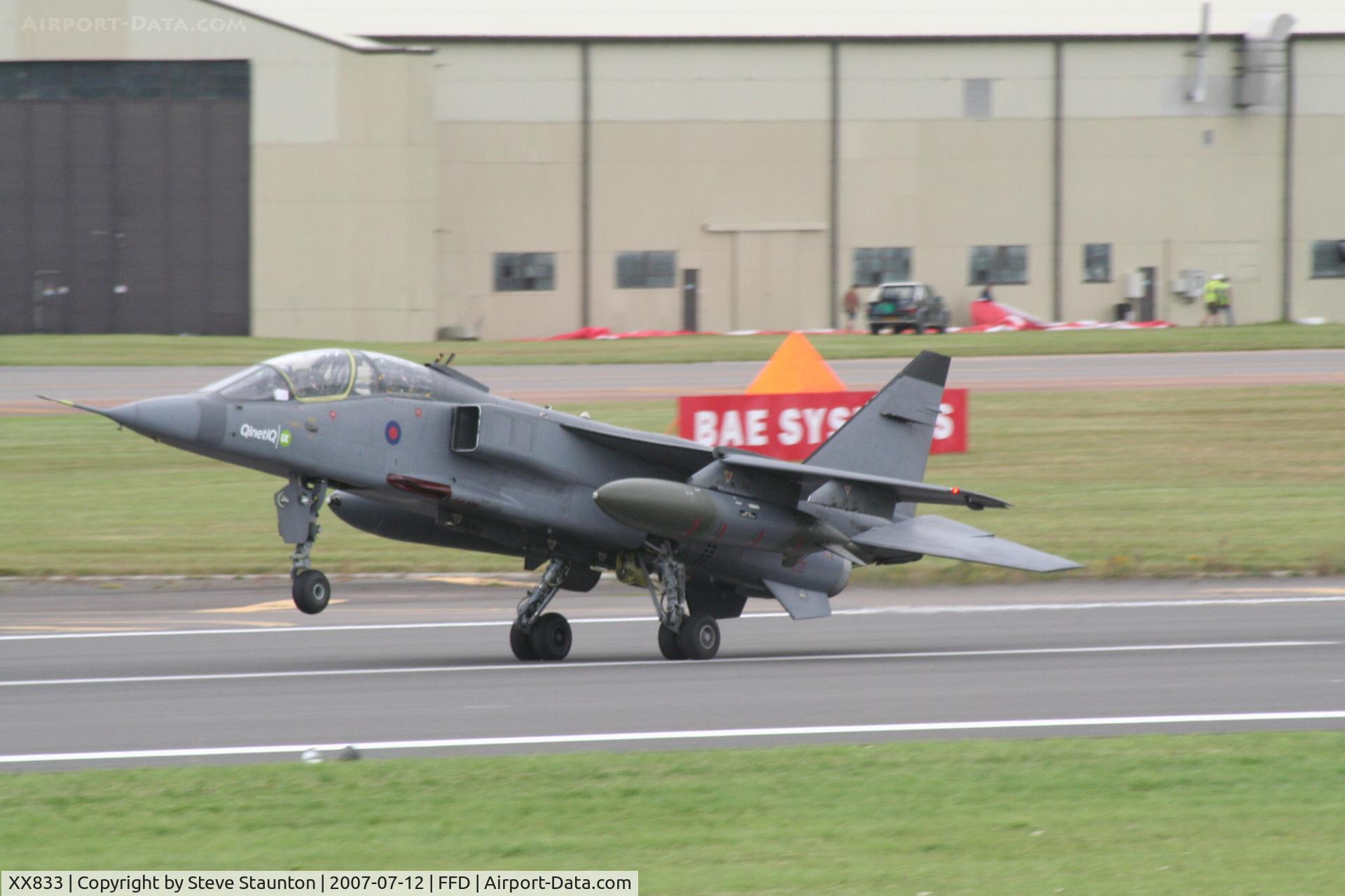 XX833, Sepecat Jaguar T.2A C/N B.21, Royal International Air Tattoo 2007