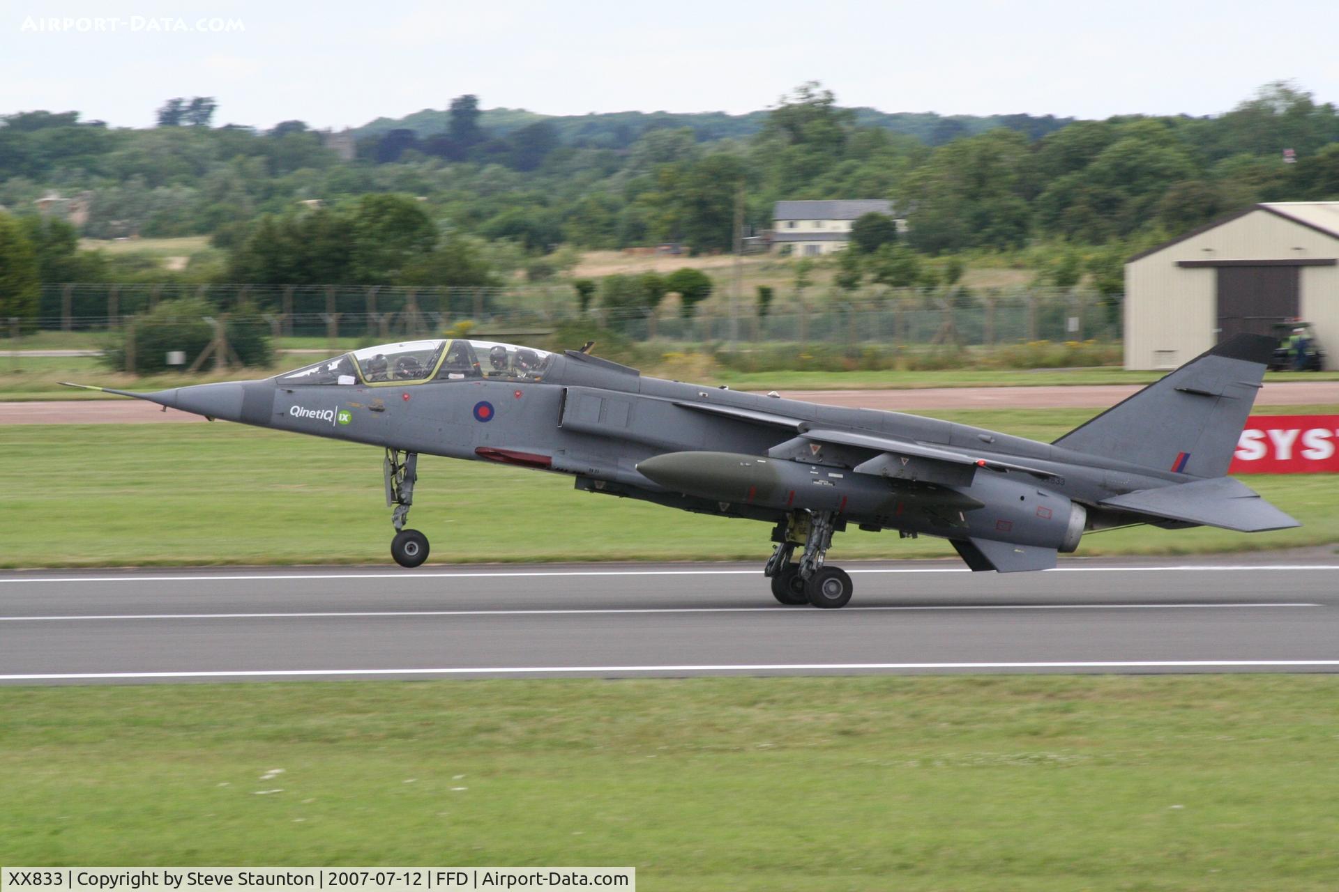 XX833, Sepecat Jaguar T.2A C/N B.21, Royal International Air Tattoo 2007