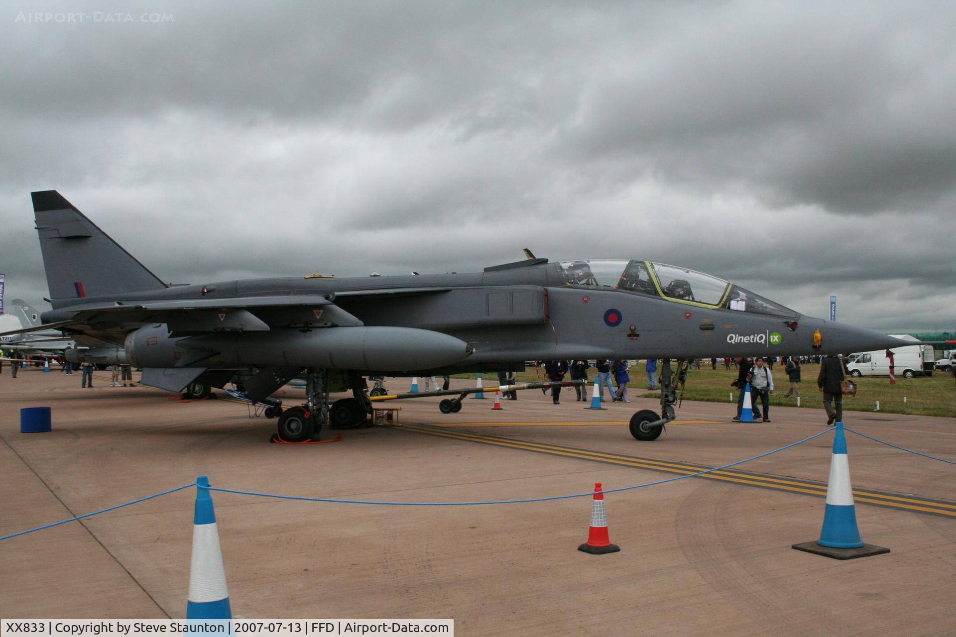 XX833, Sepecat Jaguar T.2A C/N B.21, Royal International Air Tattoo 2007