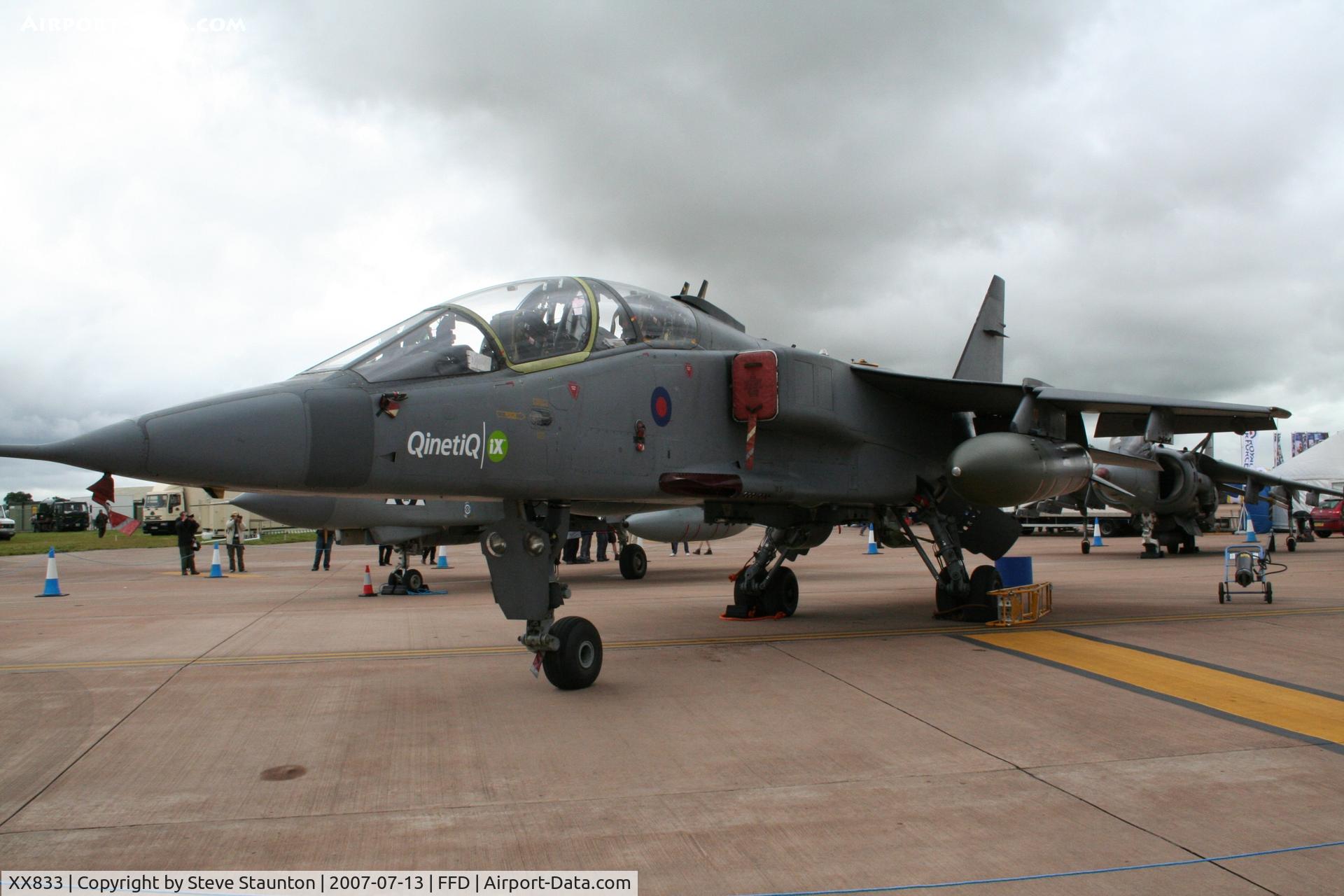 XX833, Sepecat Jaguar T.2A C/N B.21, Royal International Air Tattoo 2007