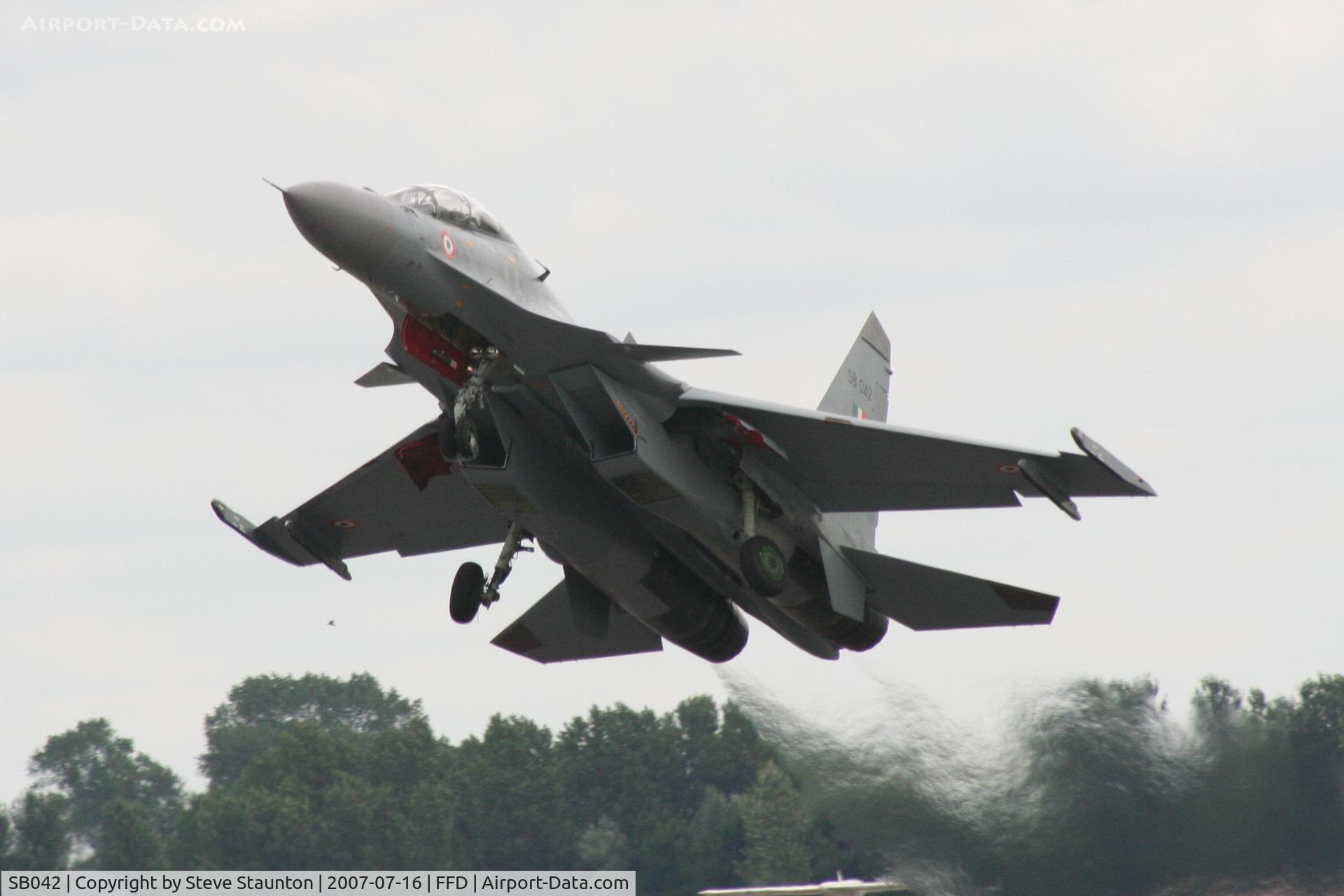 SB042, Sukhoi Su-30MKI C/N 10MK2308, Royal International Air Tattoo 2007