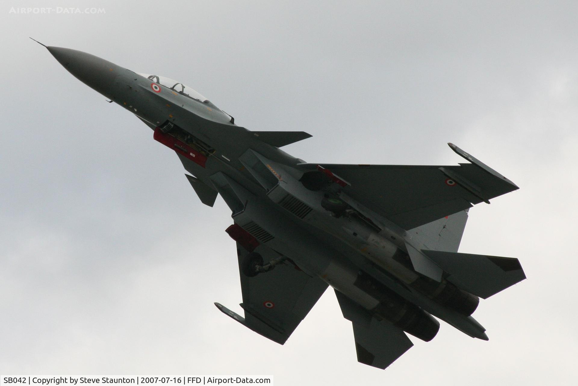 SB042, Sukhoi Su-30MKI C/N 10MK2308, Royal International Air Tattoo 2007