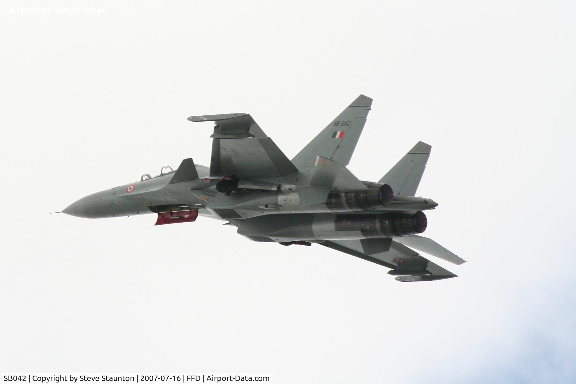 SB042, Sukhoi Su-30MKI C/N 10MK2308, Royal International Air Tattoo 2007