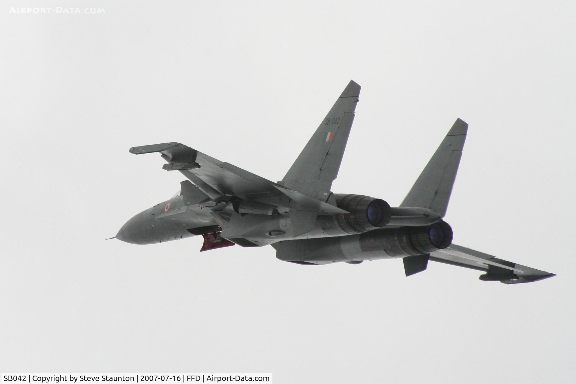 SB042, Sukhoi Su-30MKI C/N 10MK2308, Royal International Air Tattoo 2007