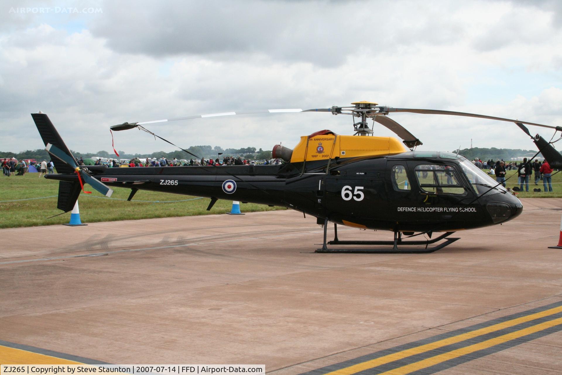 ZJ265, 1997 Eurocopter AS-350BB Squirrel HT1 Ecureuil C/N 2995, Royal International Air Tattoo 2007