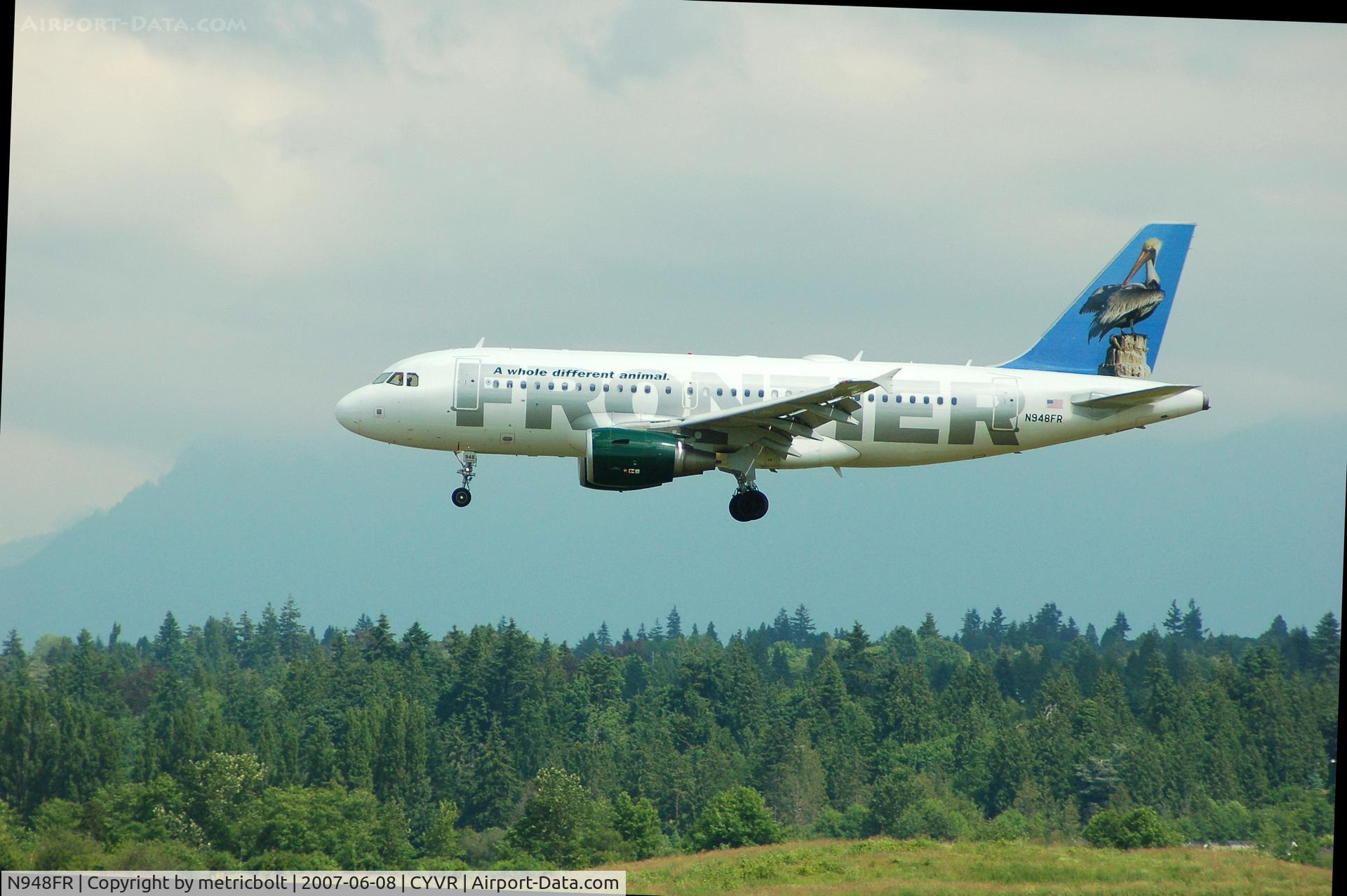 N948FR, 2006 Airbus A319-112 C/N 2836, 