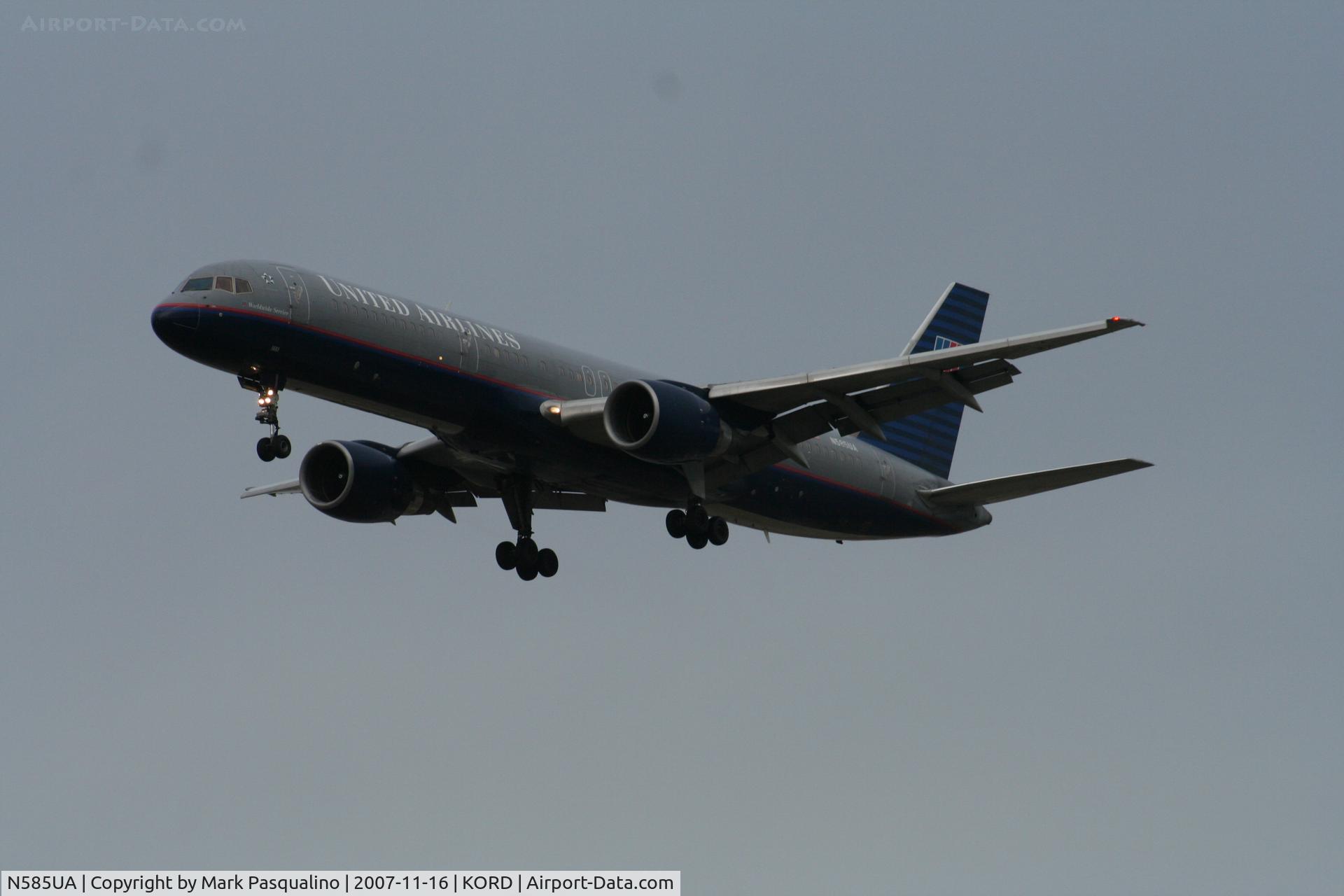 N585UA, 1993 Boeing 757-222 C/N 26709, Boeing 757-200