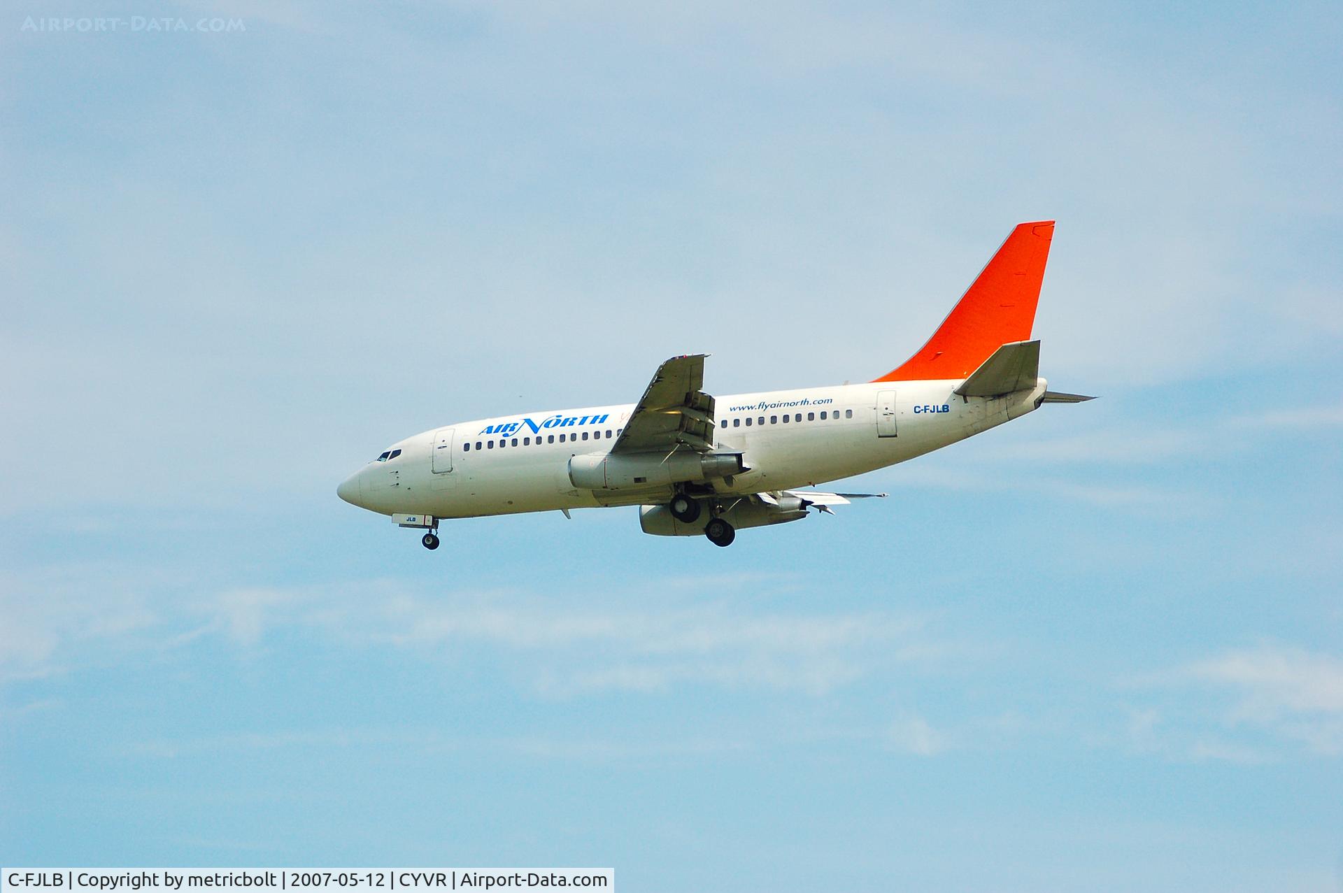 C-FJLB, 1980 Boeing 737-201 C/N 22273, arriving from Whitehorse