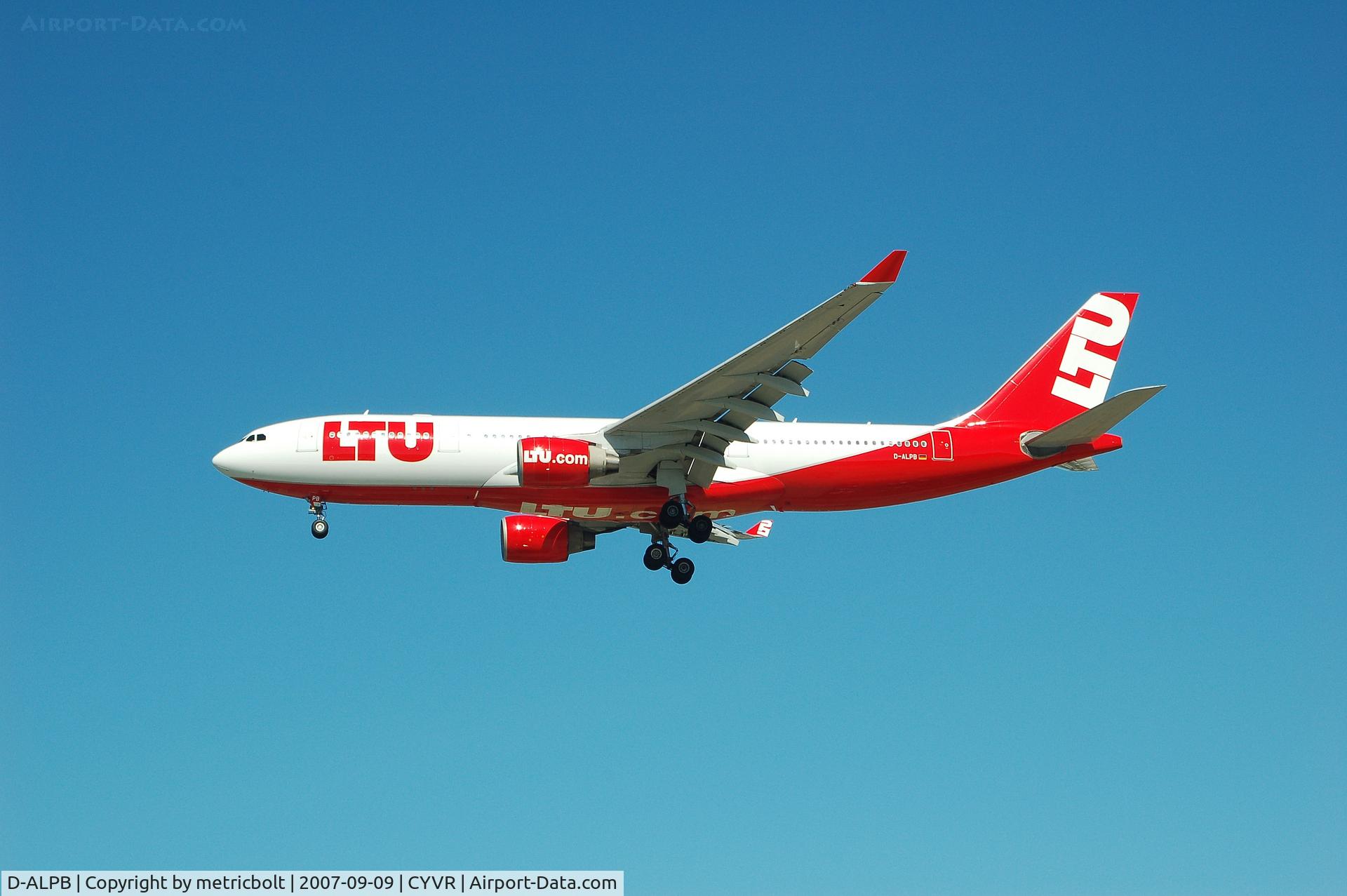 D-ALPB, 2001 Airbus A330-223 C/N 0432, Arriving from Dusseldorf