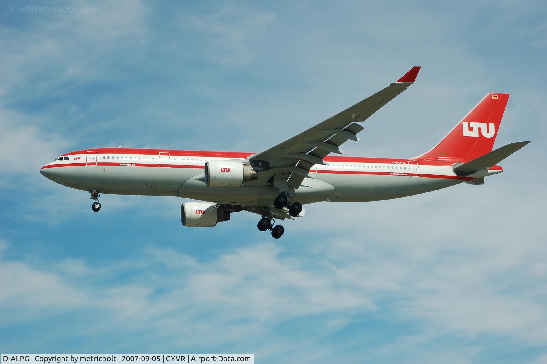 D-ALPG, 2002 Airbus A330-223 C/N 493, Arriving from Dusseldorf