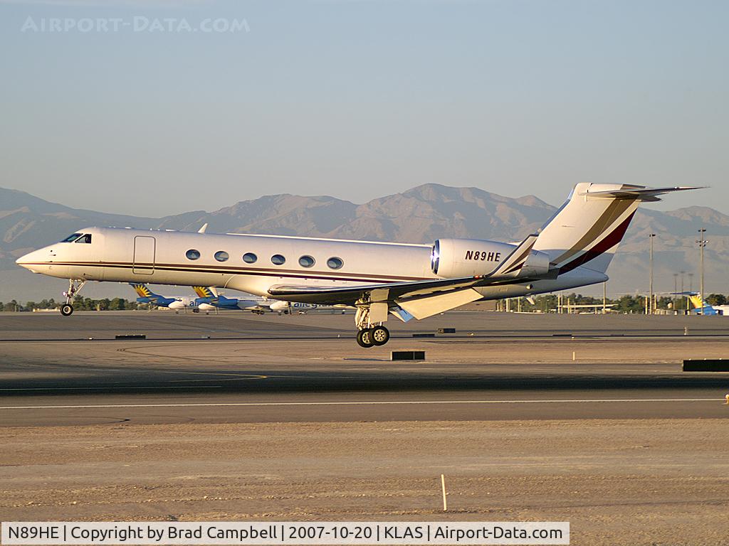 N89HE, 1999 Gulfstream Aerospace G-V C/N 568, Harrah's Operating Co. - Las Vegas, Nevada / 1999 Gulfstream Aerospace G-V