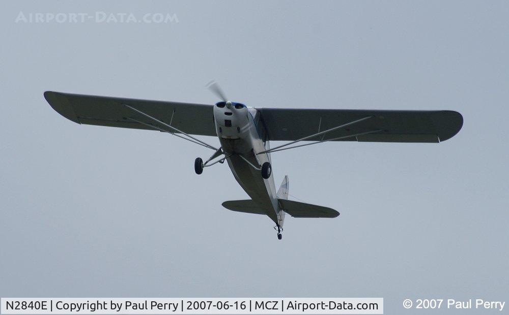N2840E, 1946 Aeronca 7AC Champion C/N 7AC-6423, Aloft and on course