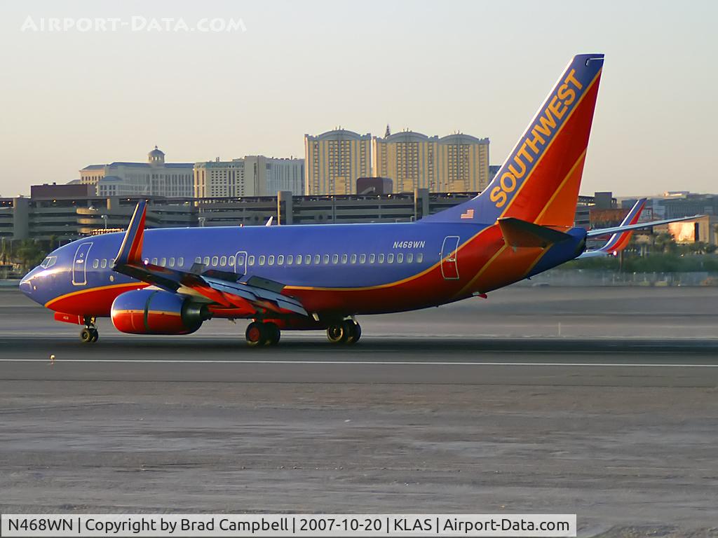 N468WN, 2004 Boeing 737-7H4 C/N 33858, Southwest Airlines / 2004 Boeing 737-7H4
