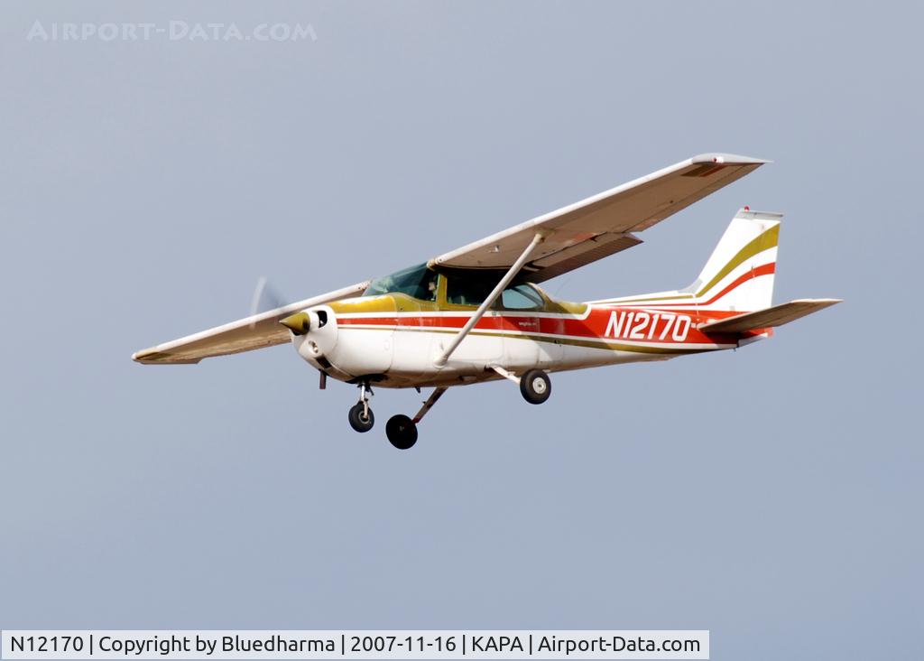 N12170, 1973 Cessna 172M C/N 17261857, Touch and Go on 17R... Landing on 17L