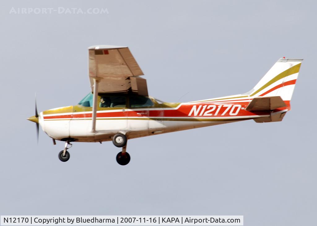 N12170, 1973 Cessna 172M C/N 17261857, Touch and Go on 17R... Landing on 17L