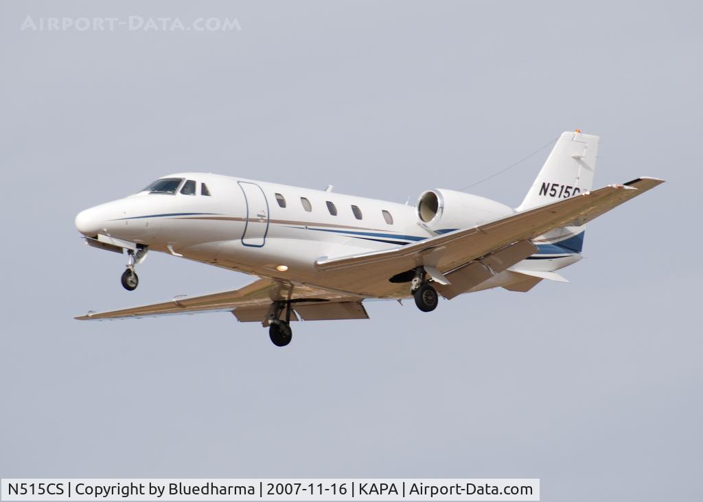 N515CS, 2003 Cessna 560XL Citation Excel C/N 560-5335, Approach to 17L