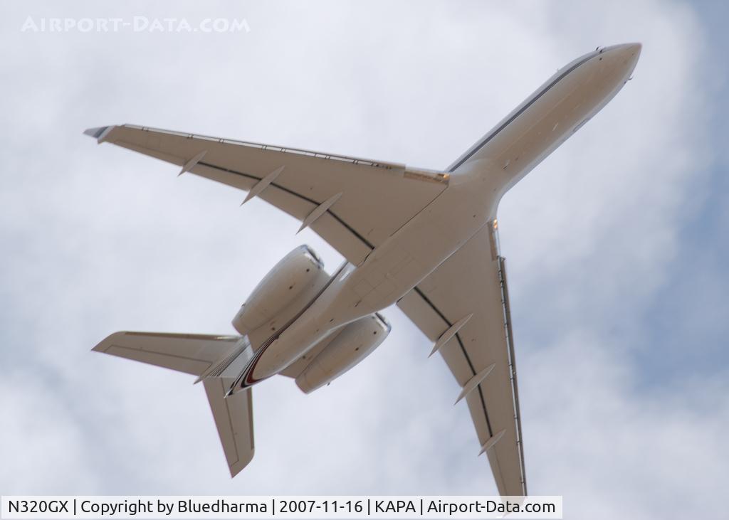 N320GX, 2002 Bombardier BD-700-1A10 Global Express C/N 9116, Takeoff from 35R