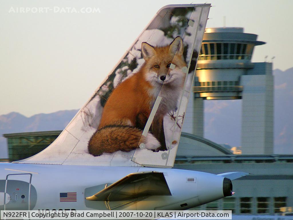 N922FR, 2003 Airbus A319-111 C/N 2012, Frontier Airlines - 'Fox' / 2003 Airbus A319-111