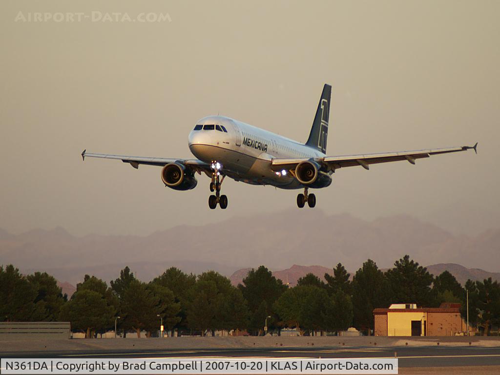 N361DA, 1992 Airbus A320-231 C/N 361, Mexicana / 1992 Airbus Industrie A320-231