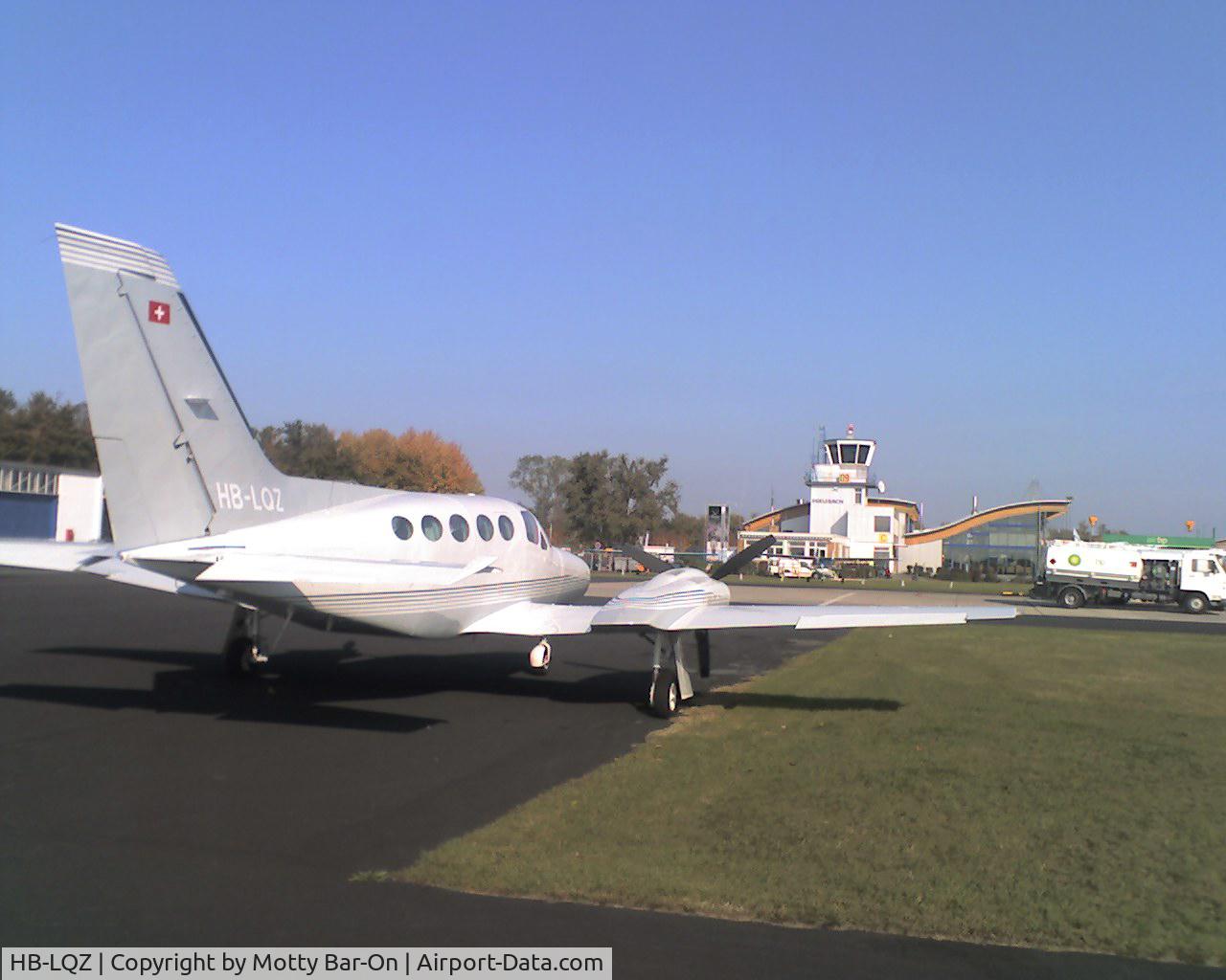HB-LQZ, 1981 Cessna 421C Golden Eagle C/N 421C1237, At EDFE
