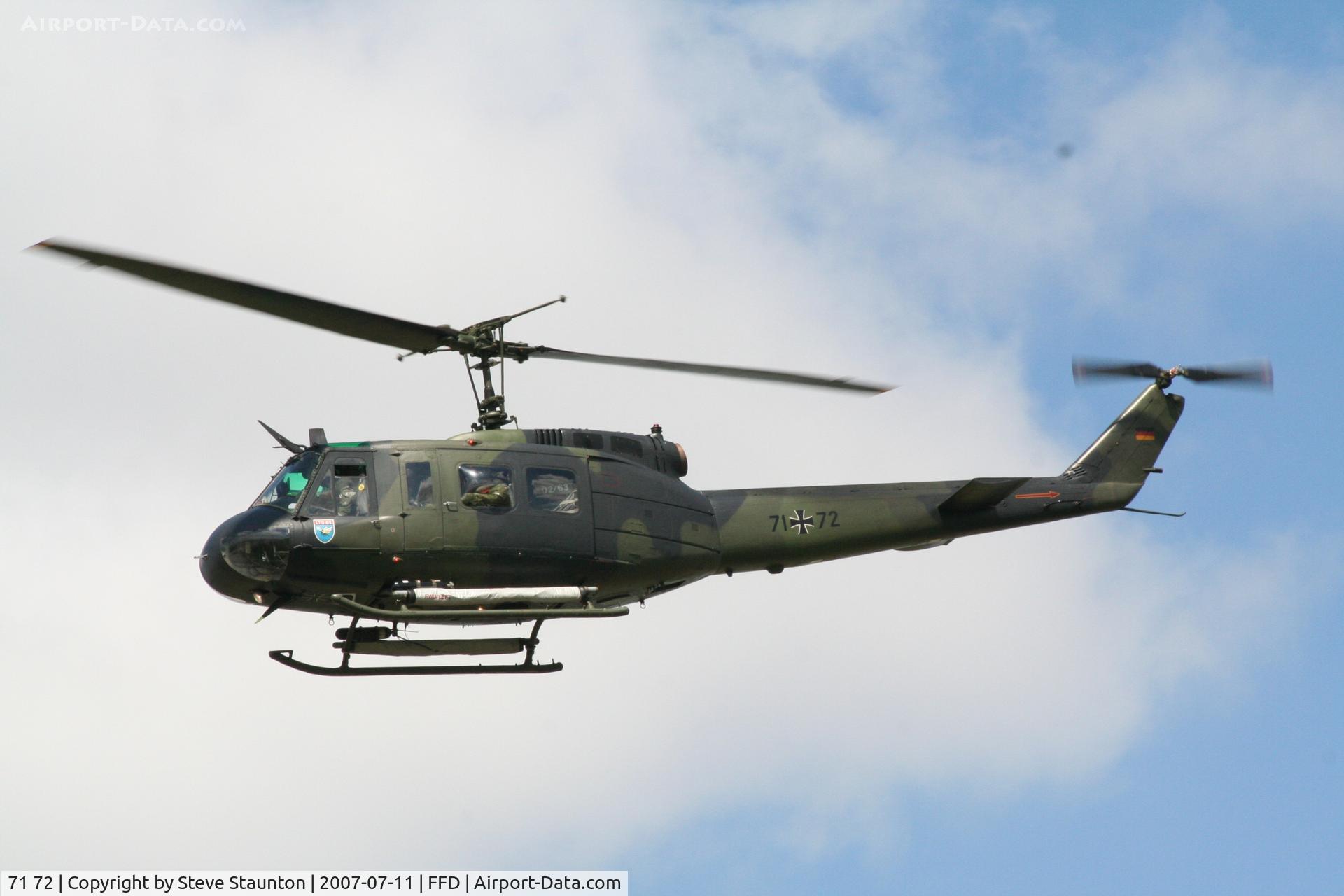 71 72, Bell (Dornier) UH-1D Iroquois (205) C/N 8232, Royal International Air Tattoo 2007