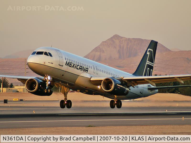 N361DA, 1992 Airbus A320-231 C/N 361, Mexicana / 1992 Airbus Industrie A320-231