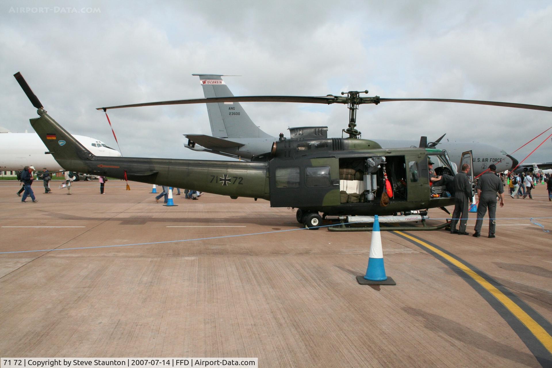 71 72, Bell (Dornier) UH-1D Iroquois (205) C/N 8232, Royal International Air Tattoo 2007