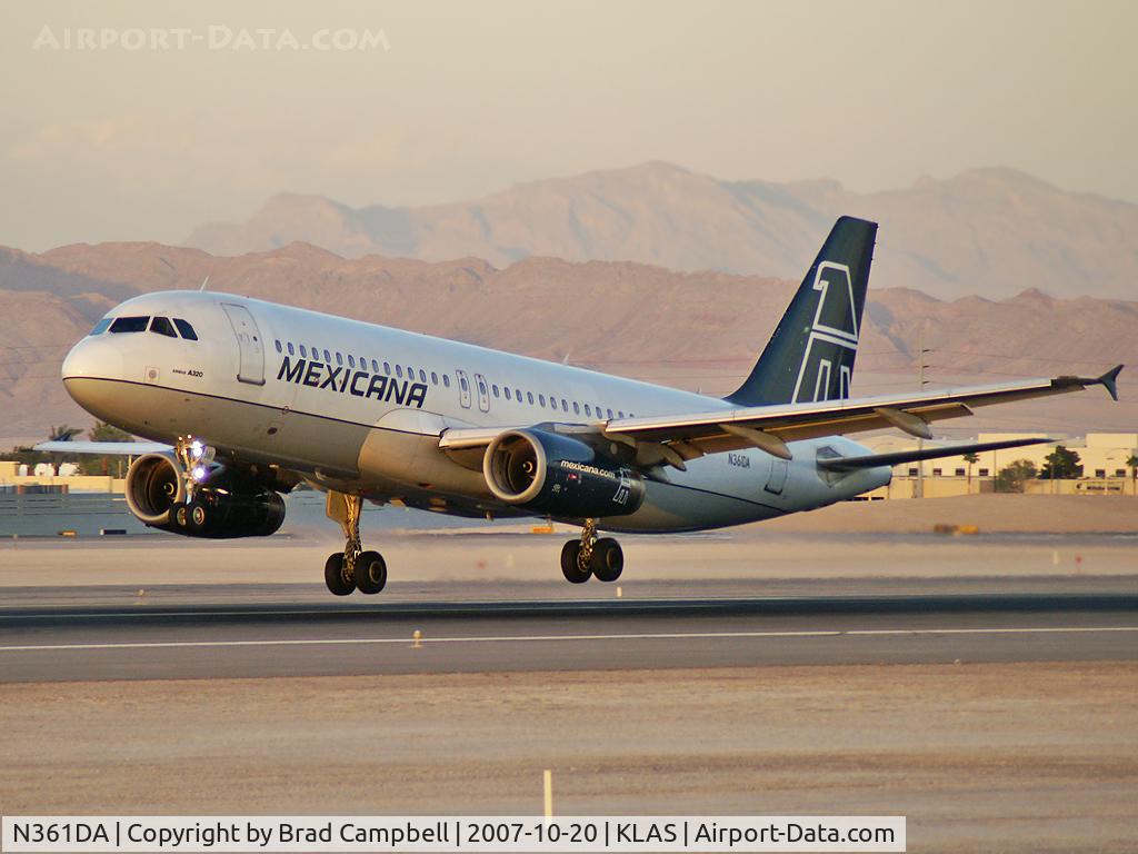 N361DA, 1992 Airbus A320-231 C/N 361, Mexicana / 1992 Airbus Industrie A320-231