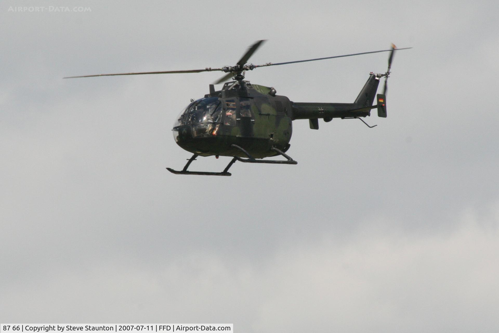 87 66, MBB Bo.105P C/N 6166, Royal International Air Tattoo 2007