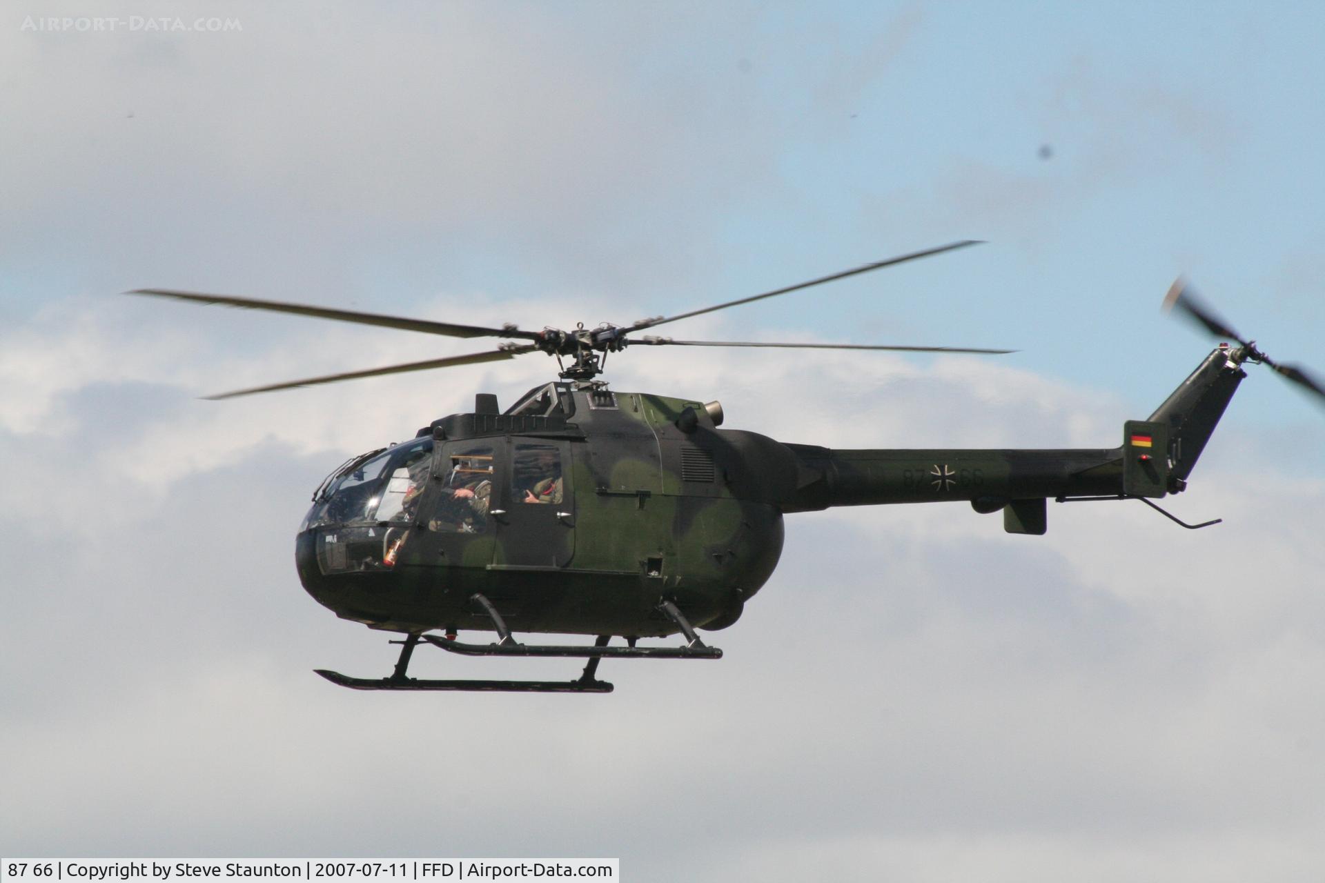 87 66, MBB Bo.105P C/N 6166, Royal International Air Tattoo 2007