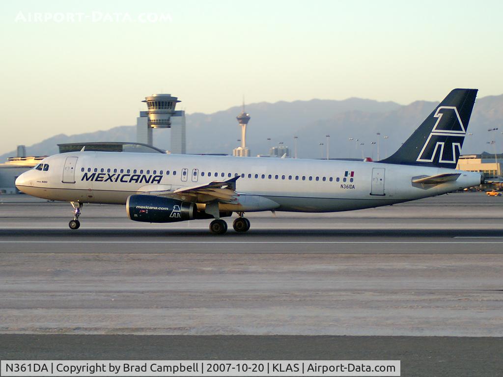N361DA, 1992 Airbus A320-231 C/N 361, Mexicana / 1992 Airbus Industrie A320-231