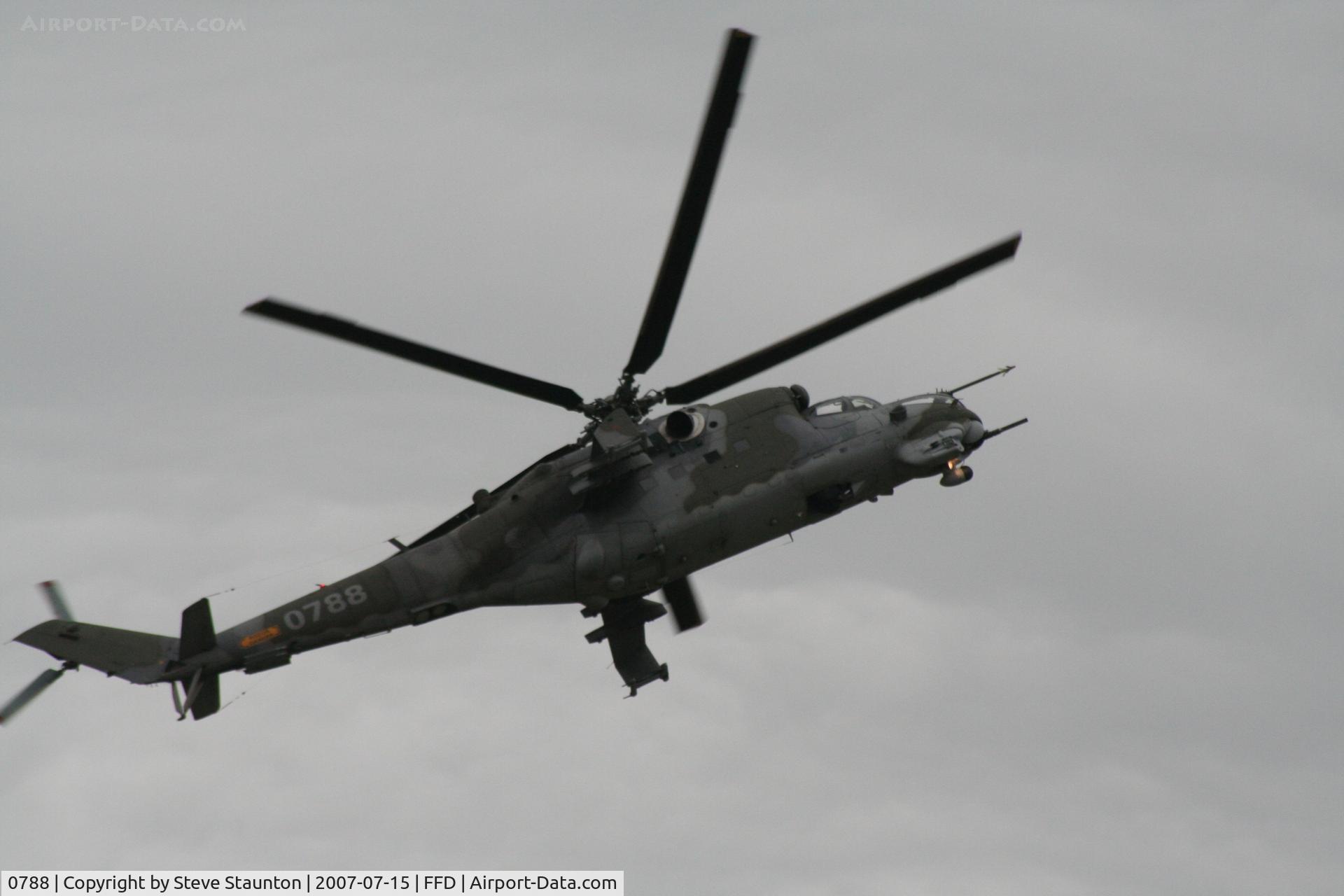 0788, Mil Mi-24V Hind E C/N 730788, Royal International Air Tattoo 2007