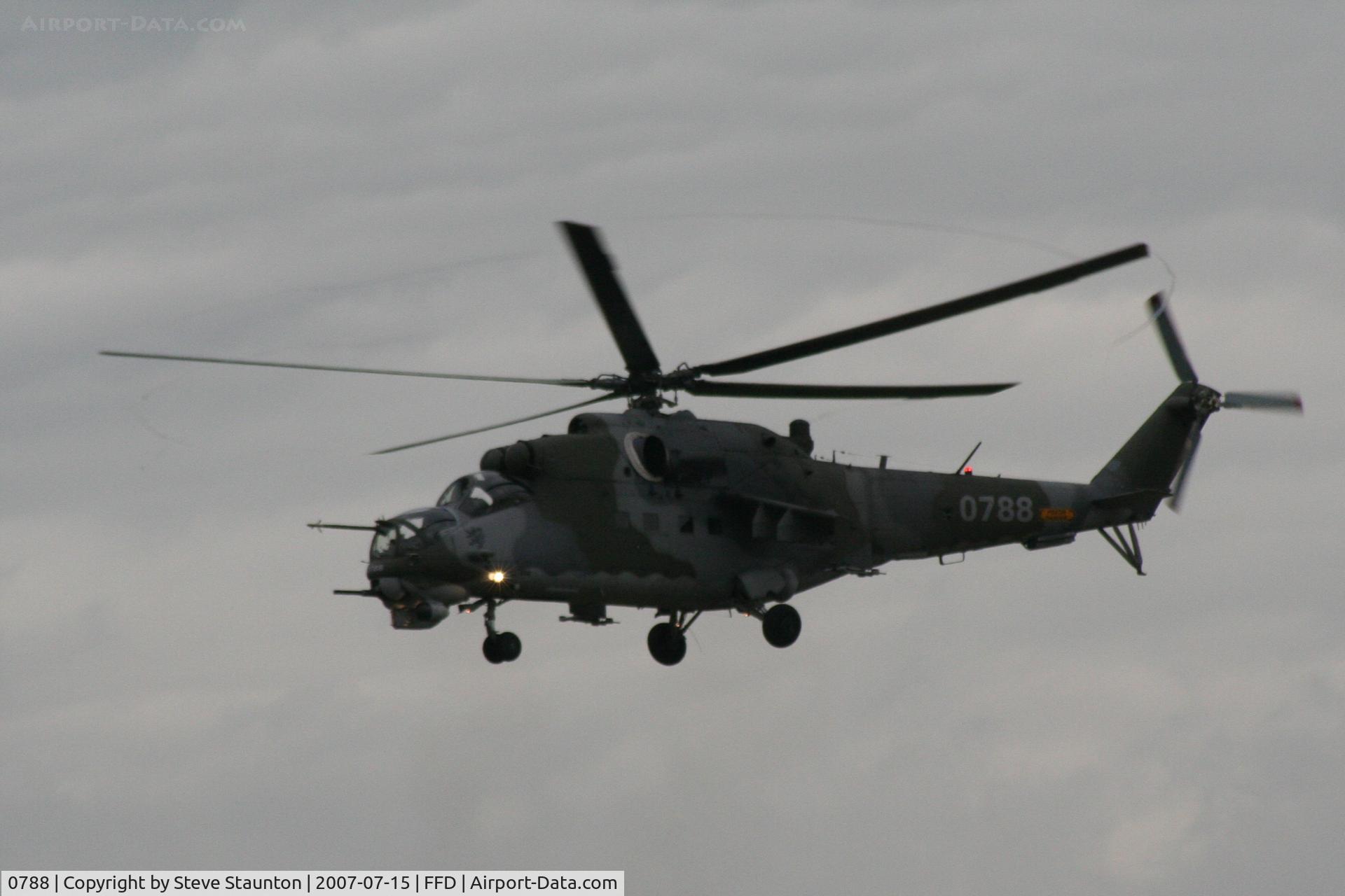 0788, Mil Mi-24V Hind E C/N 730788, Royal International Air Tattoo 2007