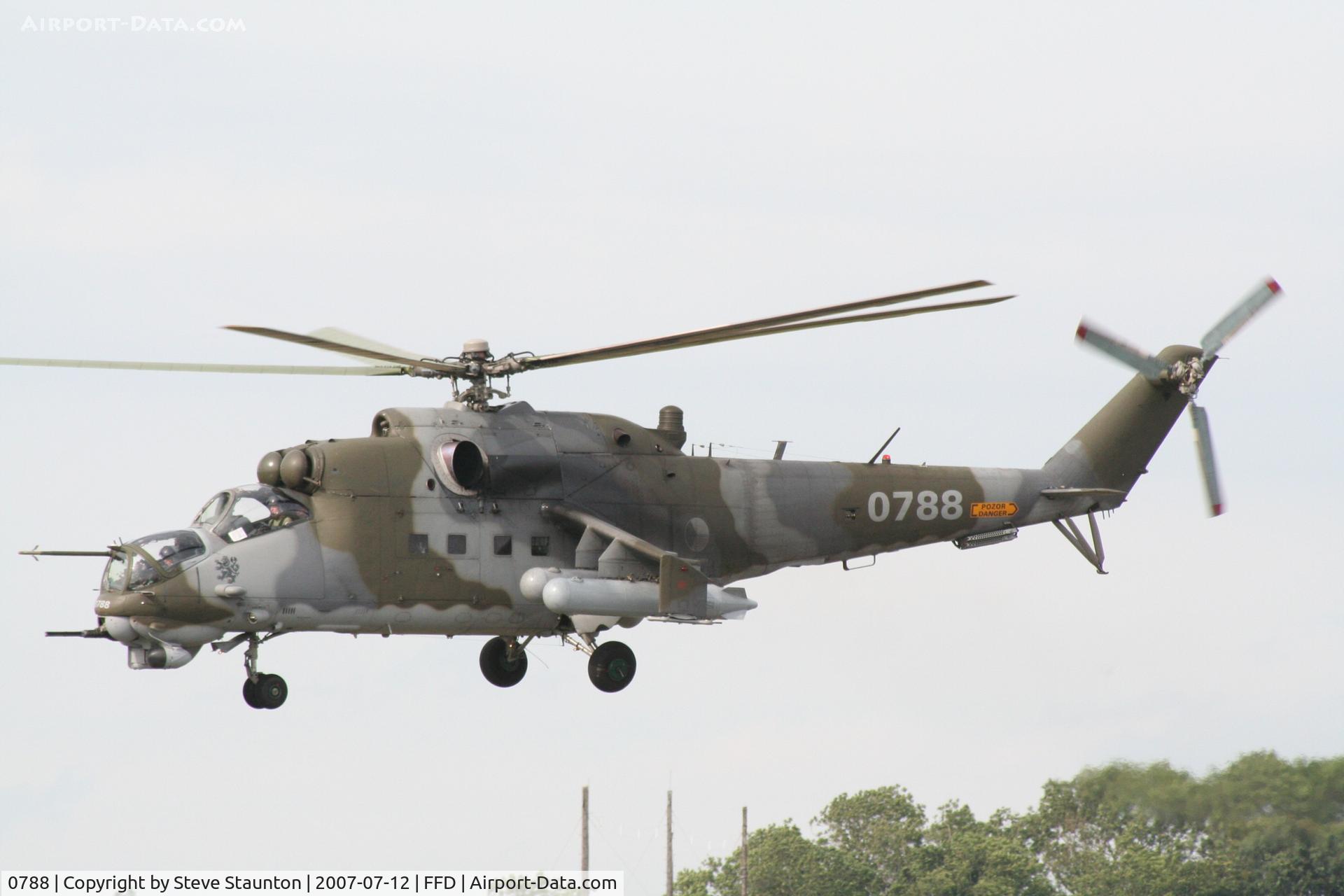 0788, Mil Mi-24V Hind E C/N 730788, Royal International Air Tattoo 2007