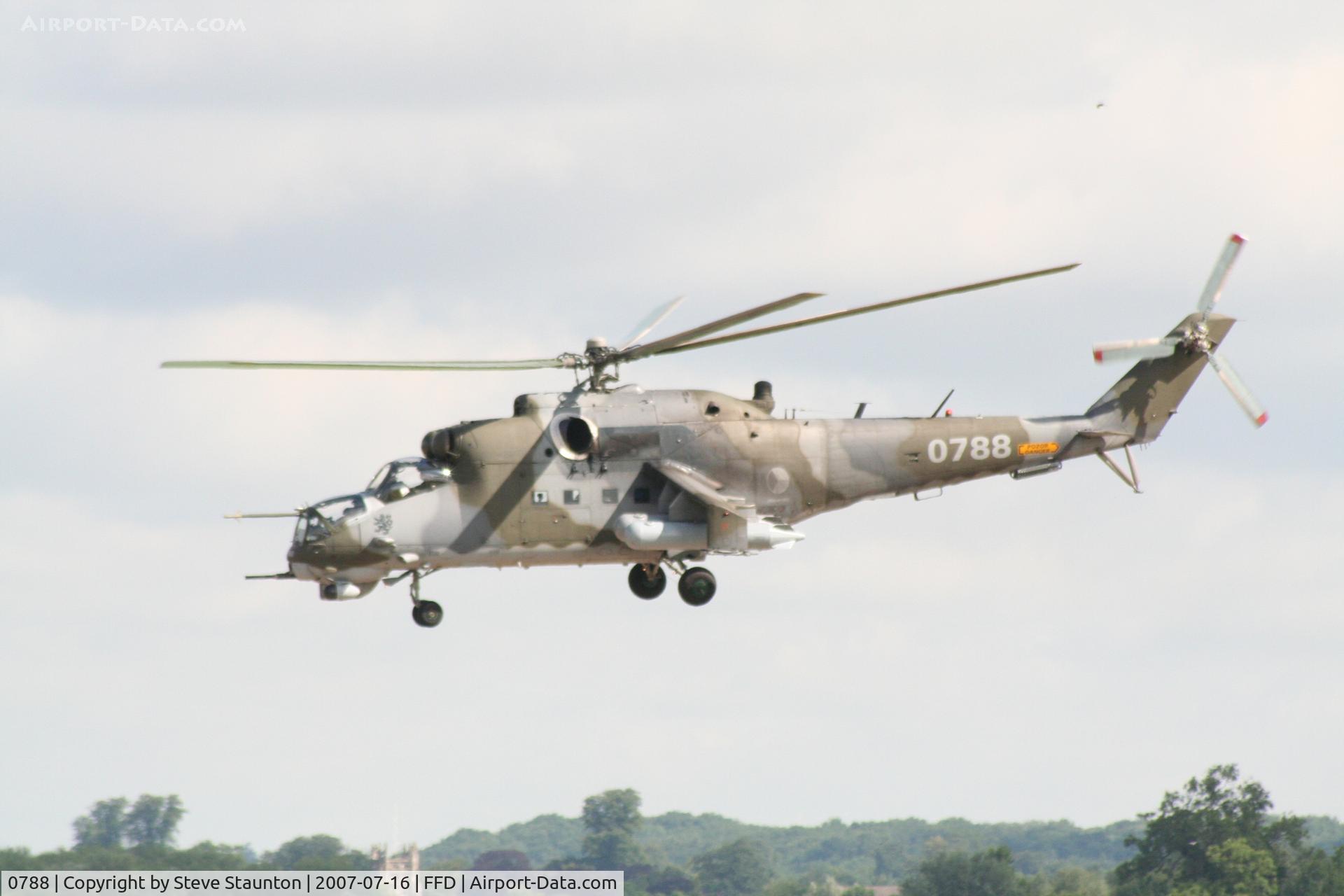 0788, Mil Mi-24V Hind E C/N 730788, Royal International Air Tattoo 2007