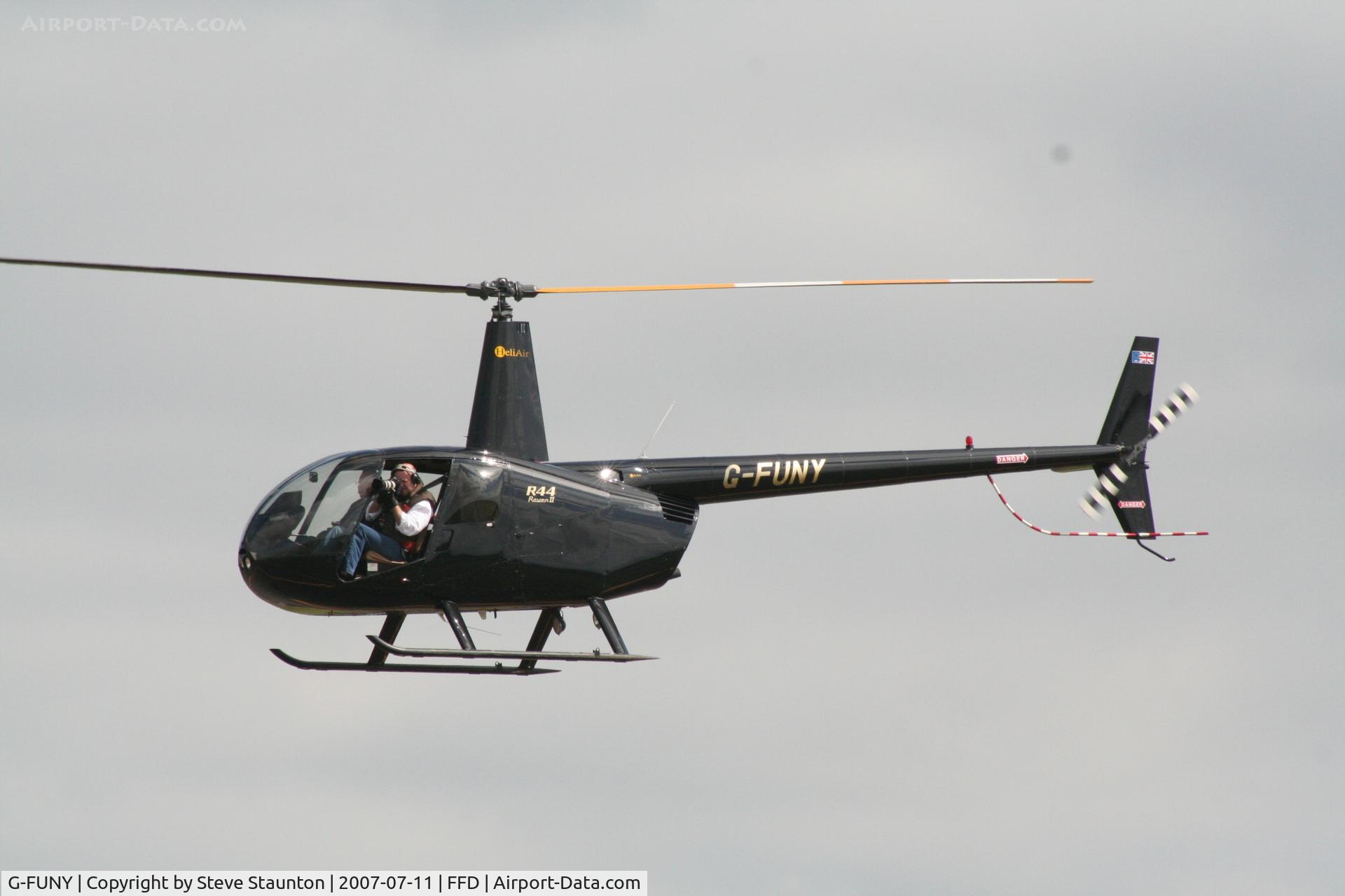 G-FUNY, 2006 Robinson R44 Raven II C/N 11101, Royal International Air Tattoo 2007