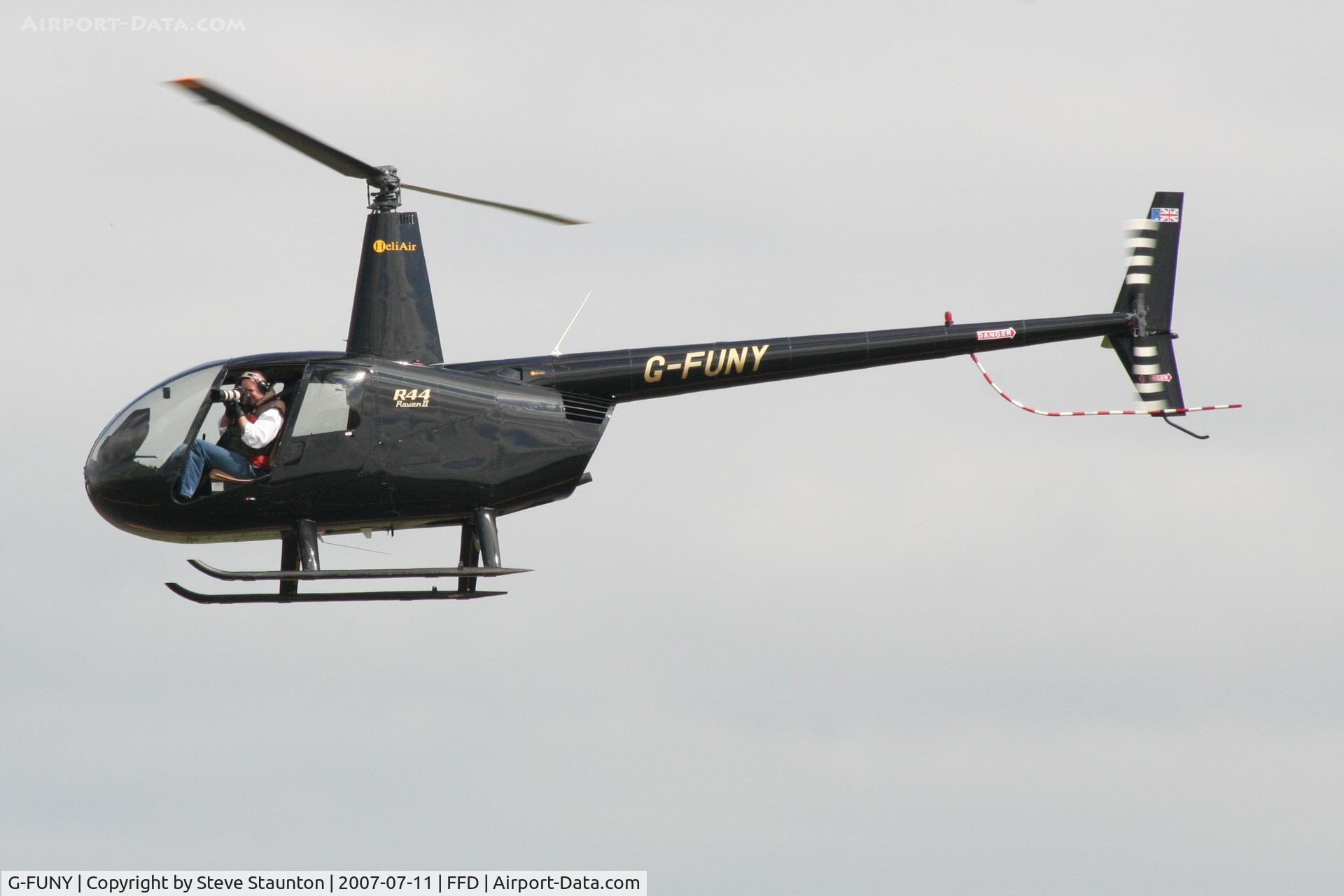 G-FUNY, 2006 Robinson R44 Raven II C/N 11101, Royal International Air Tattoo 2007