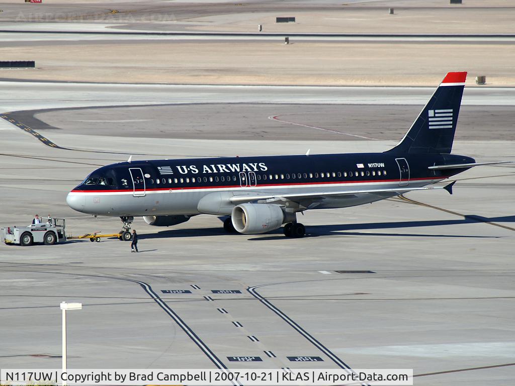 N117UW, 2000 Airbus A320-214 C/N 1224, US Airways / 2000 Airbus Industrie A320-214