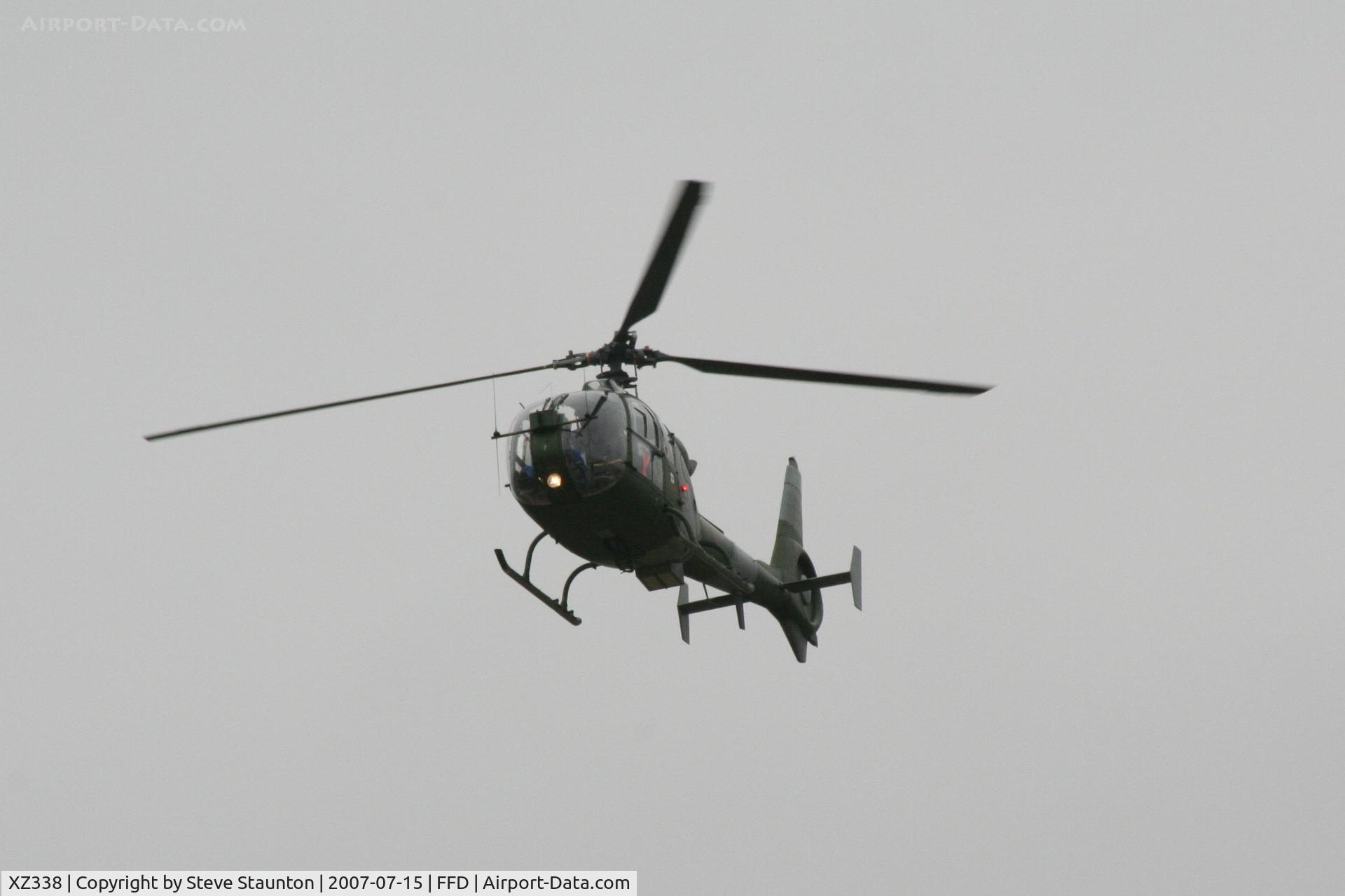 XZ338, 1977 Westland SA-341B Gazelle AH1 C/N 1682, Royal International Air Tattoo 2007