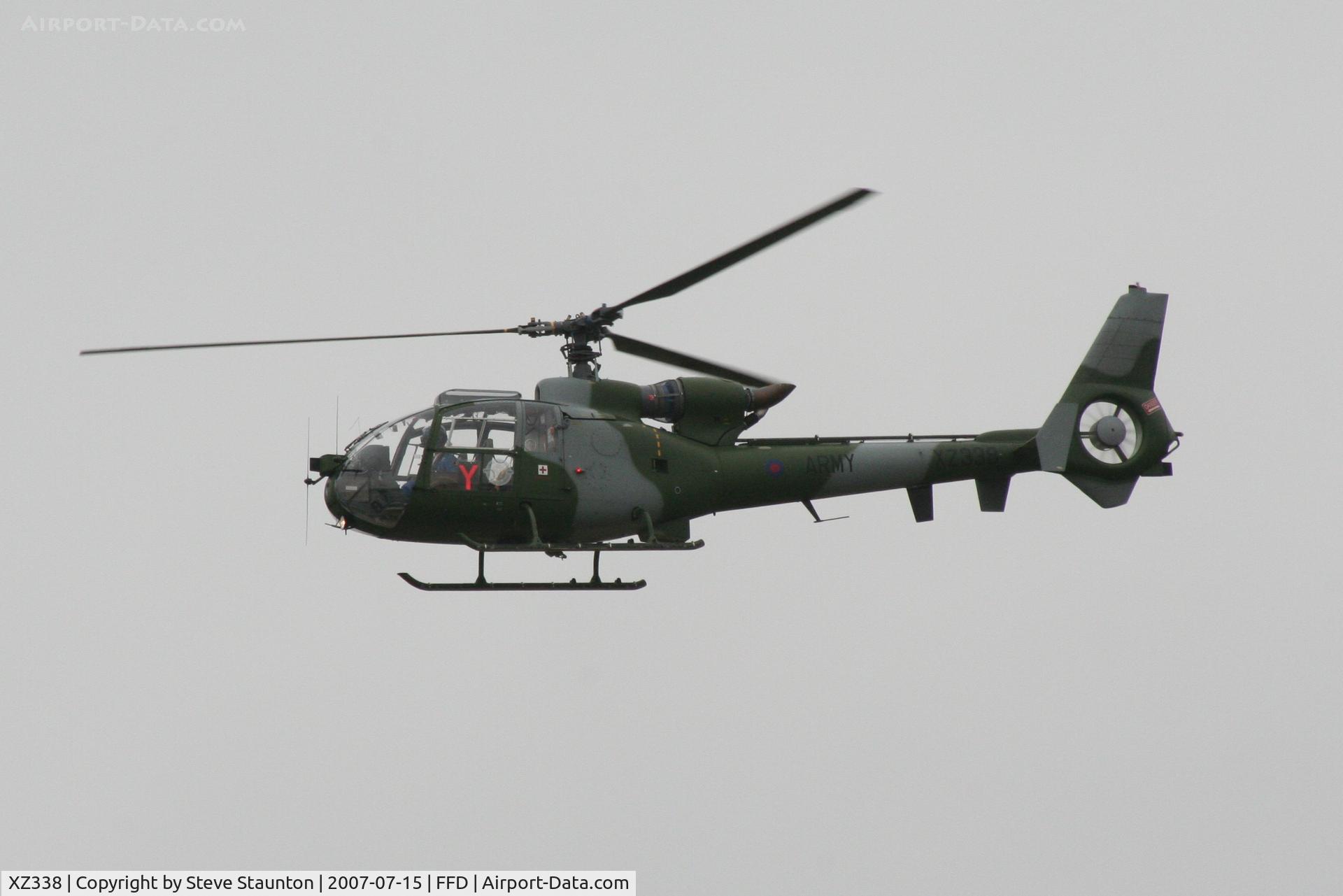 XZ338, 1977 Westland SA-341B Gazelle AH1 C/N 1682, Royal International Air Tattoo 2007