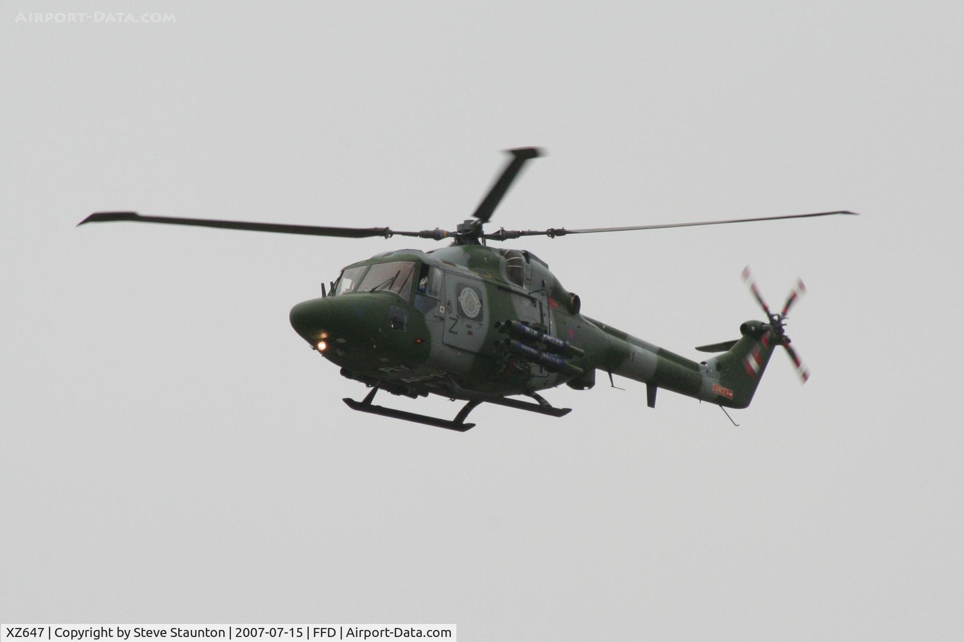 XZ647, 1980 Westland Lynx AH.7 C/N 183, Royal International Air Tattoo 2007