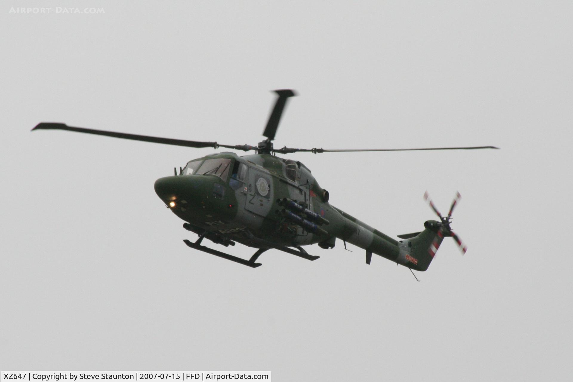 XZ647, 1980 Westland Lynx AH.7 C/N 183, Royal International Air Tattoo 2007